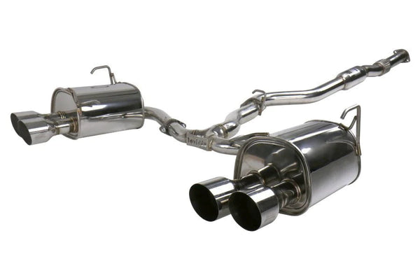 Invidia Q300 Stainless Steel Catback Exhaust w/ Polished Single Wall Quad Tips - 2022+ WRX