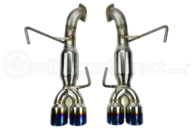 ETS Axle Back Exhaust stealth black Tips - w/ mufflers - 2022+ WRX
