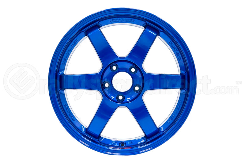 Volk TE37SL 18x9.5 +40 5x114.3 Hyper Blue