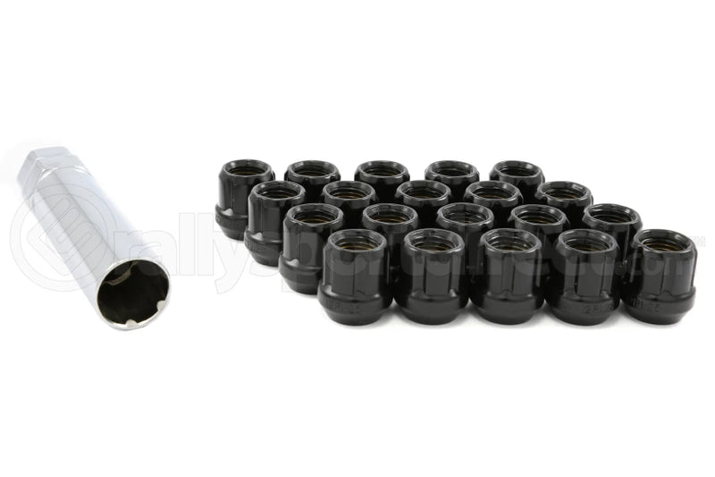 Wheel Mate Muteki Open End Lug Nuts - Deep Black 12x1.25