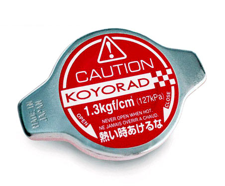 Koyorad Hyper Series Red Radiator Cap - Universal