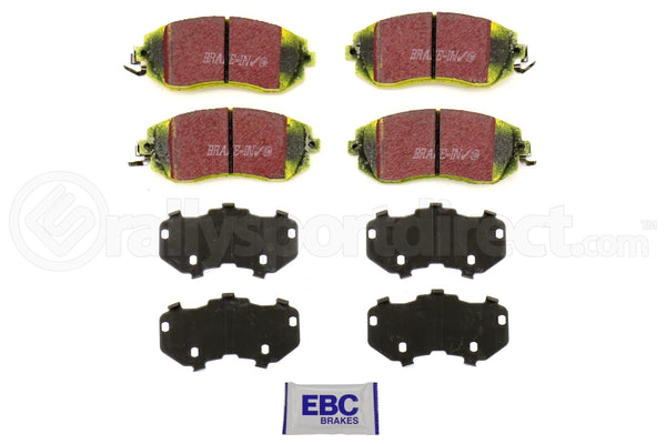 EBC Brakes Yellowstuff Street And Track Rear Brake Pads - 13-21 BRZ, 09-18 FXT, 08-14 WRX