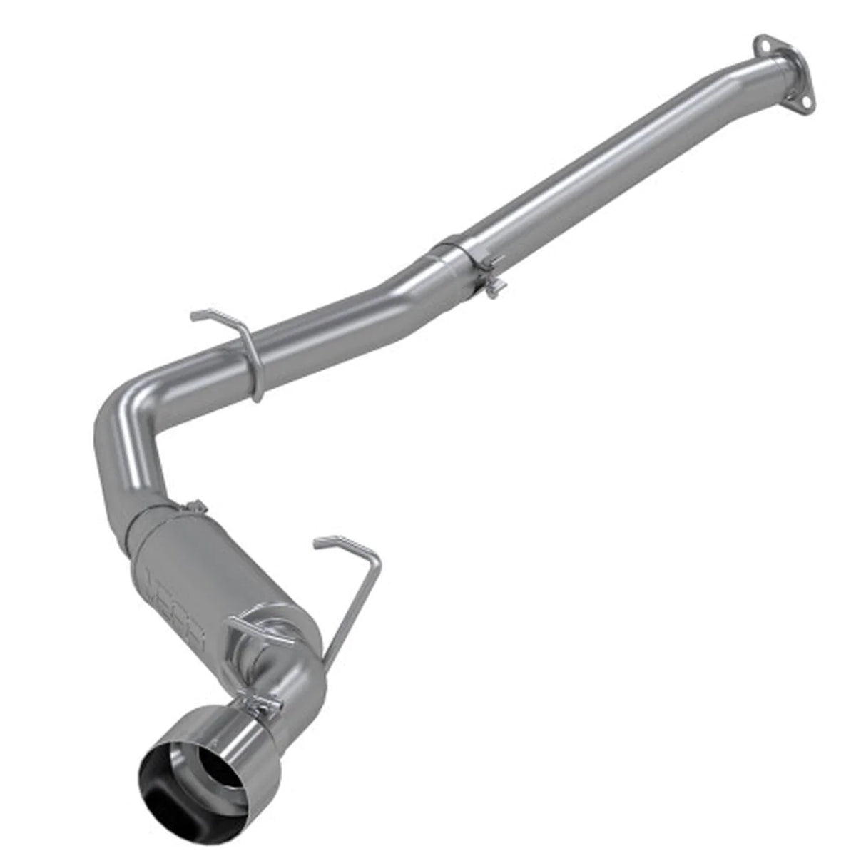 MBRP Armor Lite Series Single Exit Aluminized Steel Catback w/ Polishe