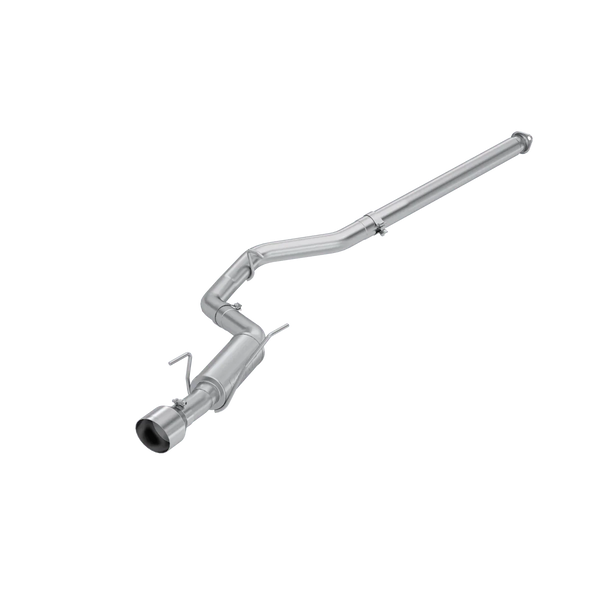 MBRP Armor Lite Series Single Exit Aluminized Steel Catback w/ Polished Tip - 2022+ WRX