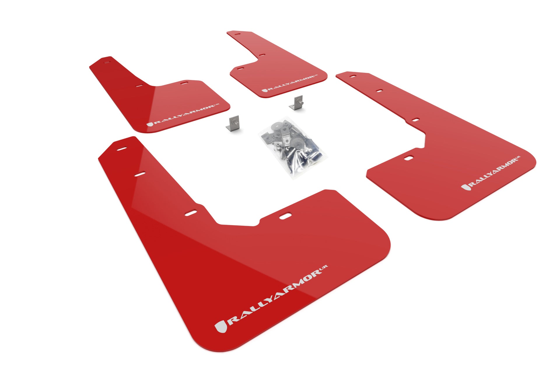 Rally Armor Red Mud Flap White Logo - 2022-2025 Subaru Outback Wilderness