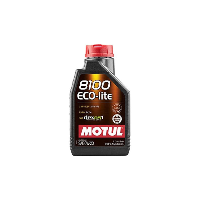 Motul 1L Synthetic Engine Oil 8100 0W20 ECO-LITE GEN3