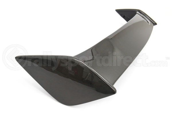 OLM Silverline Carbon Fiber S Style Spoiler w/ Black Bases - 15-21 WRX/STI