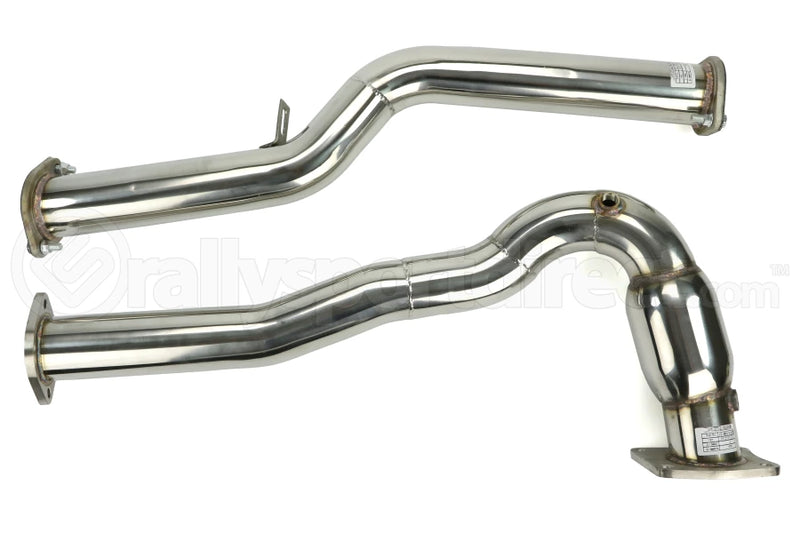 X-Force Catted 3in Stainless Steel J-Pipe - 2015-2021 WRX