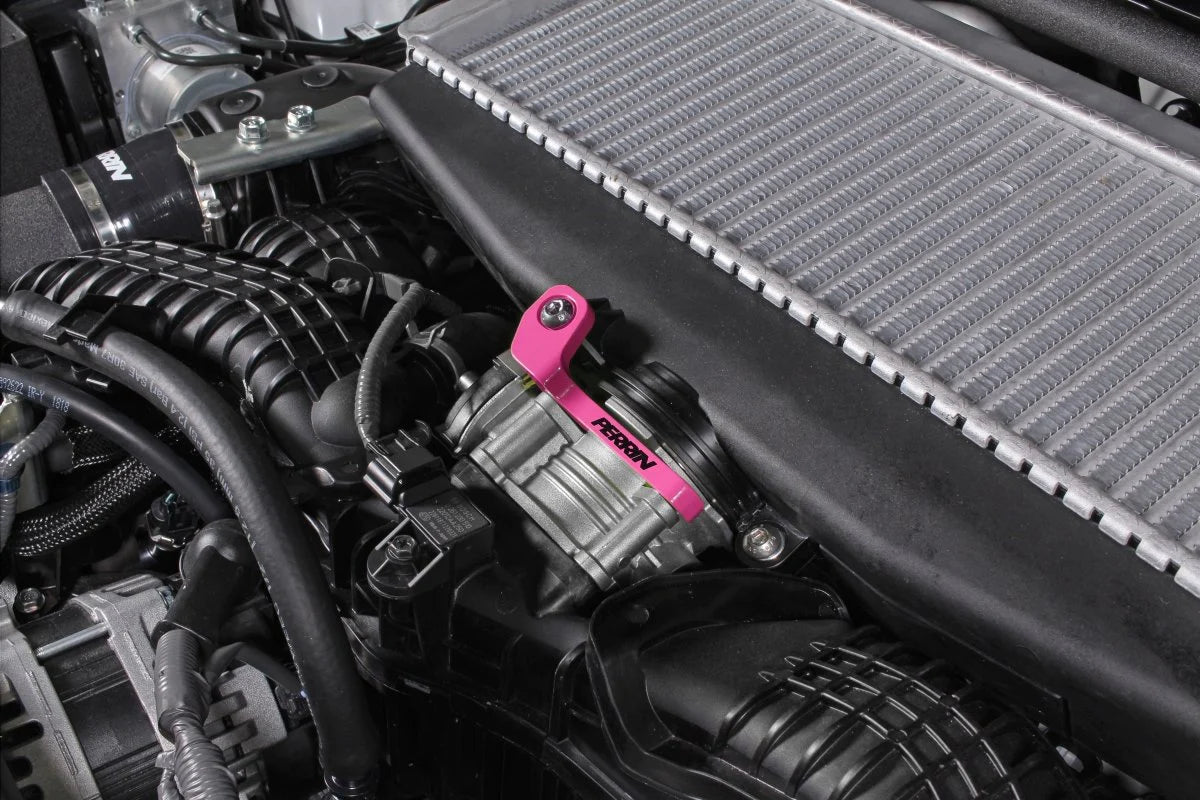 Perrin Top Mount Intercooler Bracket Hyper Pink - 2022+ WRX