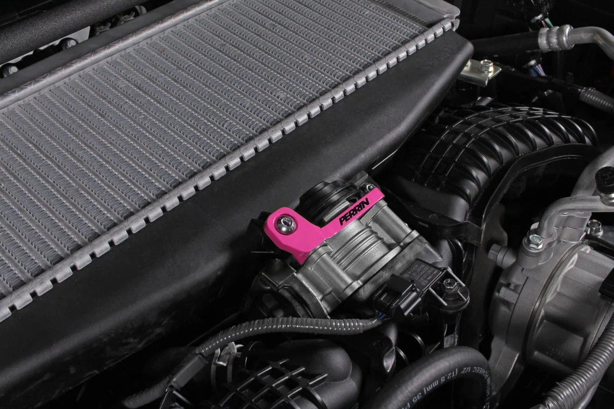 Perrin Top Mount Intercooler Bracket Hyper Pink - 2022+ WRX