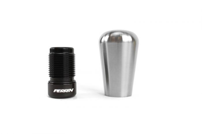 PERRIN WEIGHTED STAINLESS TAPERED SHIFT KNOB - 02-23 WRX, 04-21 STI, 13-23 BRZ