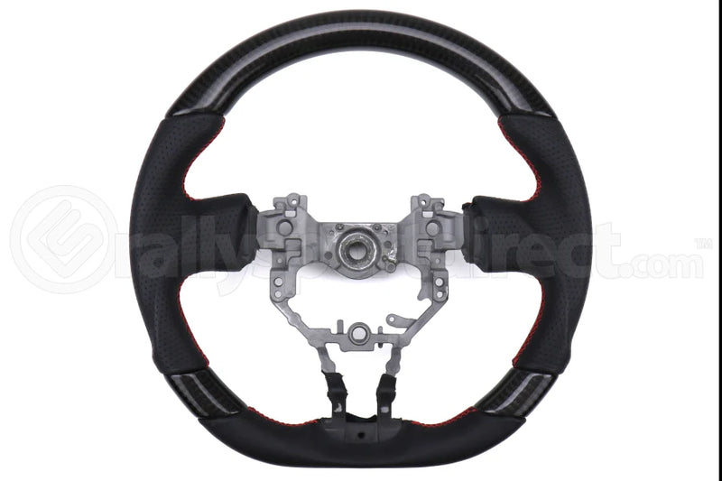 OLM OEM Fit Leather / Carbon Fiber Steering Wheel  - BRZ 2013-2016