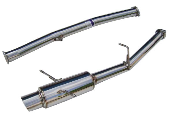 INVIDIA N1 RACING SERIES SINGLE EXIT CATBACK EXHAUST - 04-07 STI, 02-07 WRX