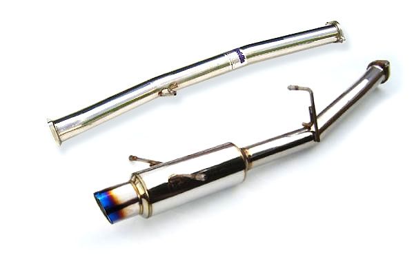 Invidia N1 ステンレス インプレッサ GRB GRF INVIDIA N1 RACING SERIES CATBACK EXHAUST - TITANIUM TIP - 04
