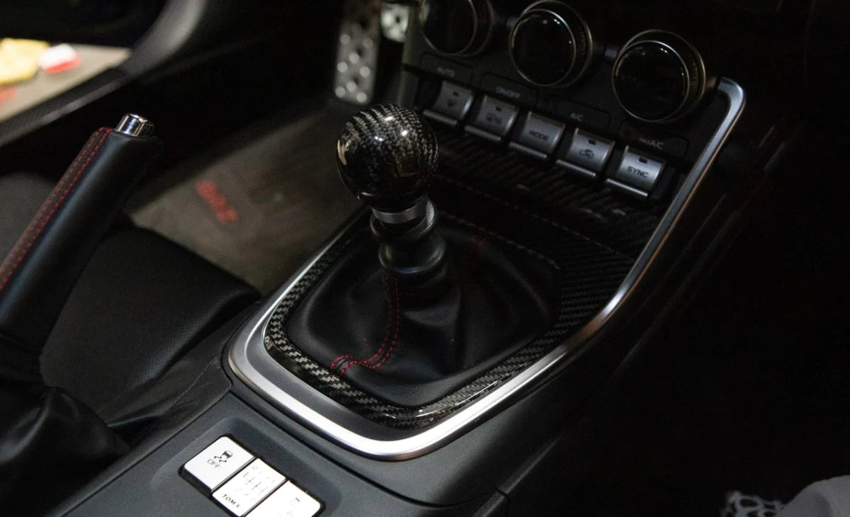 Revel GT Dry Carbon Manual Transmission Shifter Panel Cover - 2022 BRZ / 2022 GR86