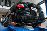 MBRP PRO SERIES 3 INCH STAINLESS STEEL - RACE EXHAUST - CARBON TIPS - 15-21 WRX, 15-21 STI