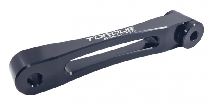 Torque Solution Solid Billet Aluminum Pitch Stop Tranny Mount Black - 2002-2024 WRX, STI / LGT/ FXT