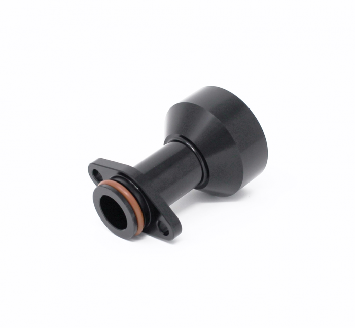 Torque Solution Short Oil Fill Tube - Black - Most Subaru Models