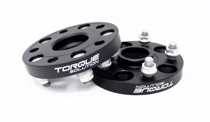 TORQUE SOLUTIONS FORGED HUBCENTRIC WHEEL SPACERS - 5X100 - 25MM