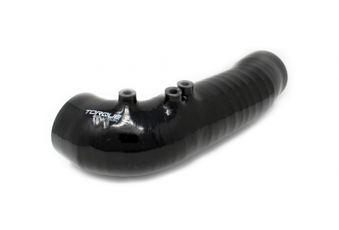 Torque Solution 3" Non Recirculating Style Turbo Inlet Hose Black - 2002-2007 WRX, 2004-2021 STI, 2004-2008 FXT