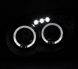 Spec-D Halo Style Projector Headlights w/ Matte Black Base and Clear Lense - 2004-2005 WRX, 2004-2005 STI w/ OEM Halogen Lights