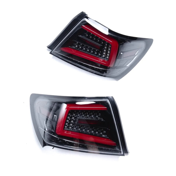 Spec-D Optic Style Sequential LED Tail Lights - 2008-2014 WRX Sedan, 2011-2014 STI Sedan