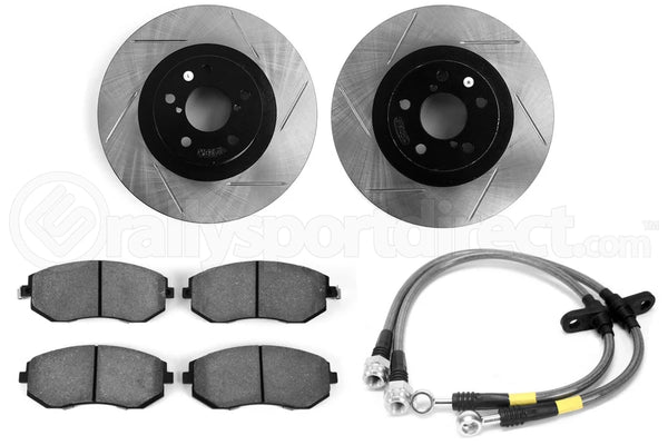 Stoptech Sport Kit Slotted Front - 2003-2005 WRX