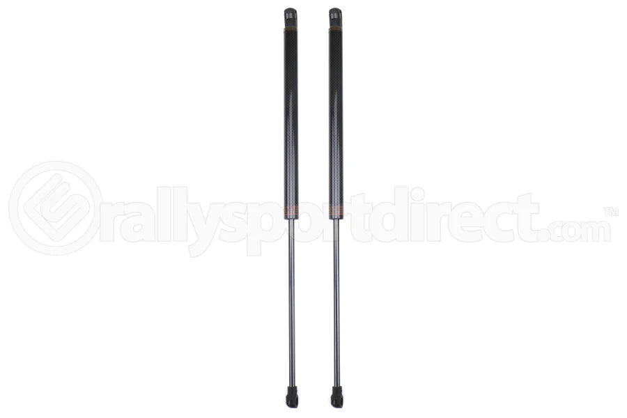 OLM Black Carbon Fiber Hood Dampers Subaru WRX / STI 2015+