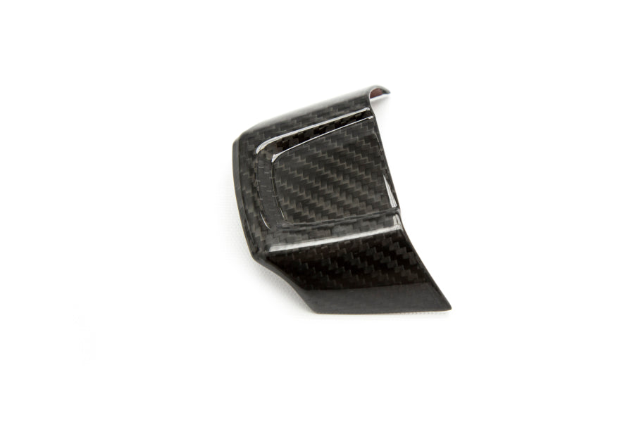 OLM LE Dry Carbon Fiber Lower Steering Wheel Cover - 2015-2021 WRX, 2015-2021 STI