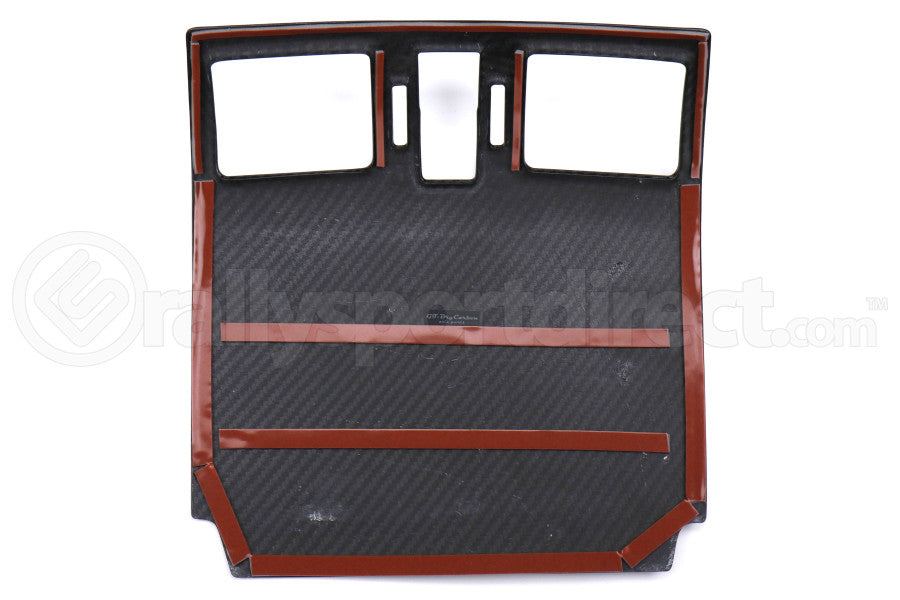 OLM LE Dry Carbon Fiber Center AC Trim Cover - 2015-2021 WRX, 2015-2021 STI