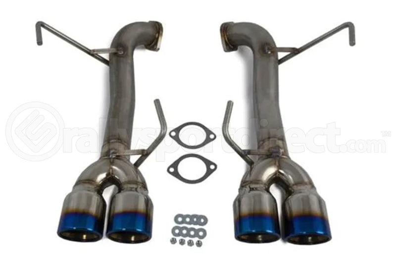 ETS Extreme Axle Back Double Wall burnt blue tips - w/ no mufflers - 2022+ WRX