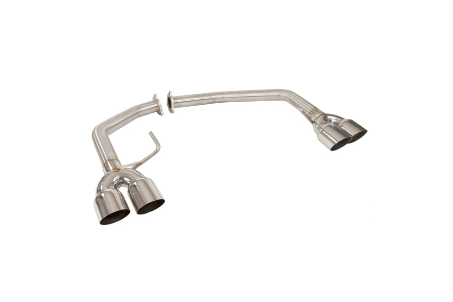 Nameless Performance - Axleback Exhaust - Muffler Delete - 3.5" Single Wall Tips - 2015-2018 STI / 2015-2021 WRX SPT / STi