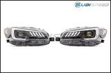 SUBISPEED EURO DRL LED HEADLIGHTS - 2015-2017 WRX & STI, 2018-2021 WRX BASE AND PREMIUM