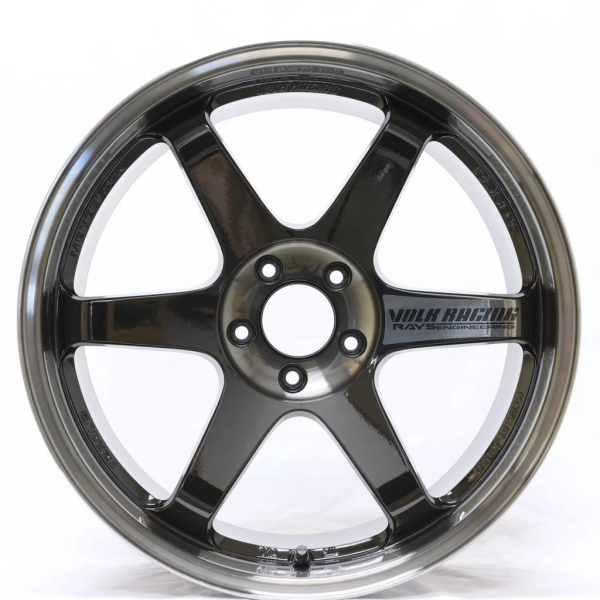 Volk TE37 Super Lap 18x9.5 +35 5x114.3 Pressed Graphite