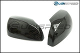 OLM S-LINE DRY CARBON FIBER MIRROR COVERS (WITH TURN SIGNAL HOLE) - 2015+ WRX / 2015+ STI