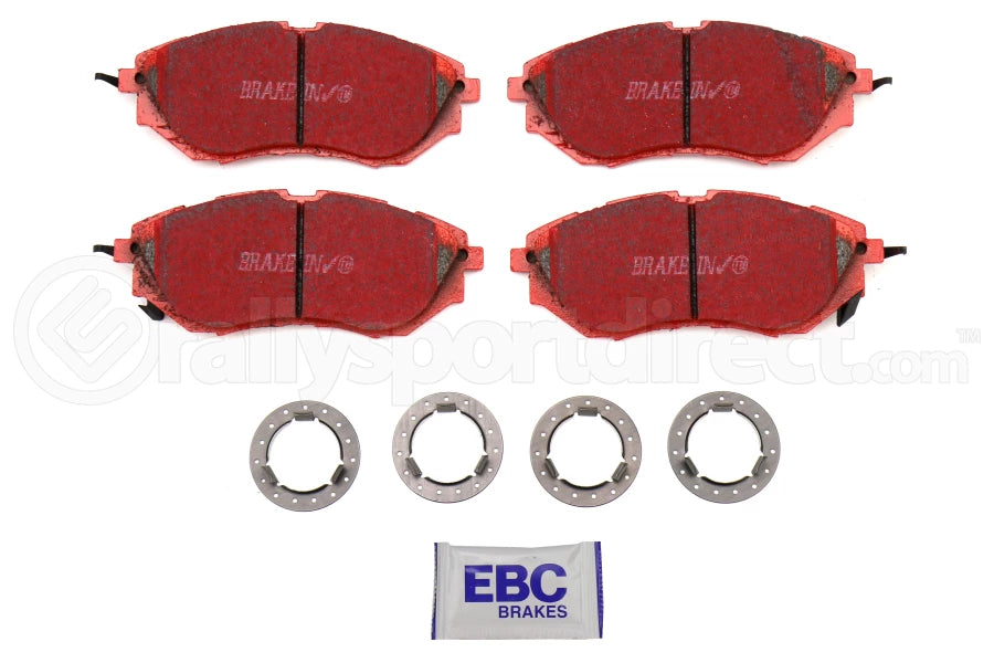 EBC Brakes Redstuff Ceramic Front Brake Pads - WRX 2015-2021 w/ Steel Calipers, Legacy 2005+, Outback 2010+