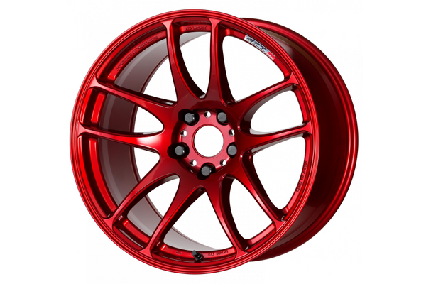 Work Emotion CR Kiwami 18x9.5 +38 5x114.3 Candy Red